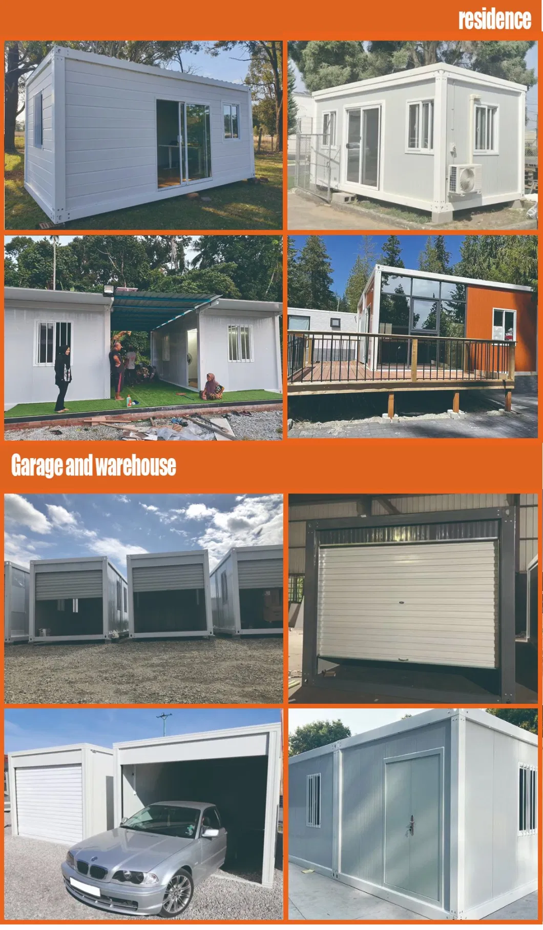 Customizable Mobile Dormitory Hotel Villa Modular Portable Prefab Office Detachable Container House