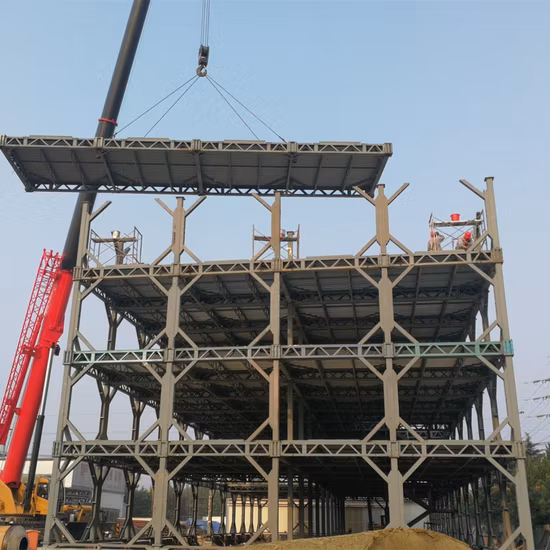 5階建てのプレハブ軽量鉄骨構造の構造建物商業オフィスアパート