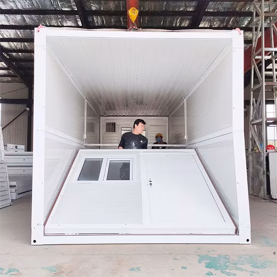 20FT 手頃な価格のタイニーモジュラーハウスプレハブプレハブ住宅出荷高級救済モダンフラットパック拡張可能な折りたたみ収納コンテナハウスメーカー